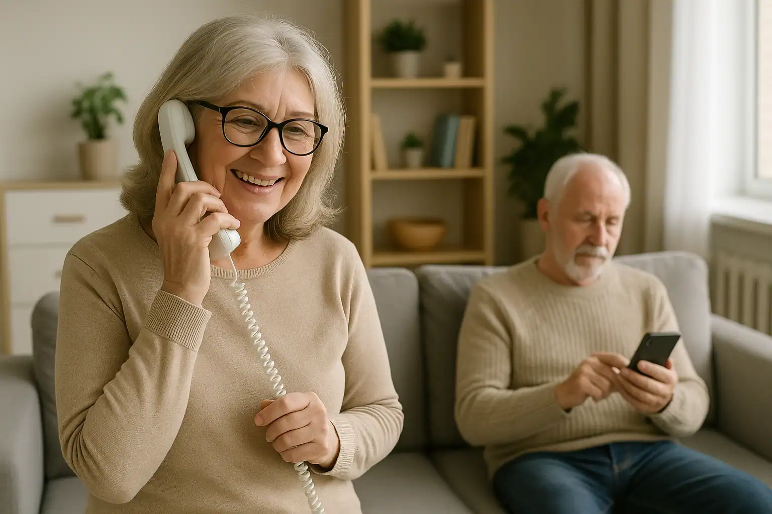 Tarifas de fijo y móvil para mayores