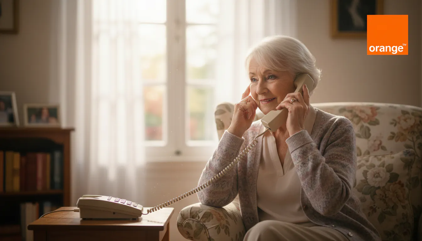 Telefono fijo para mayores de Orange