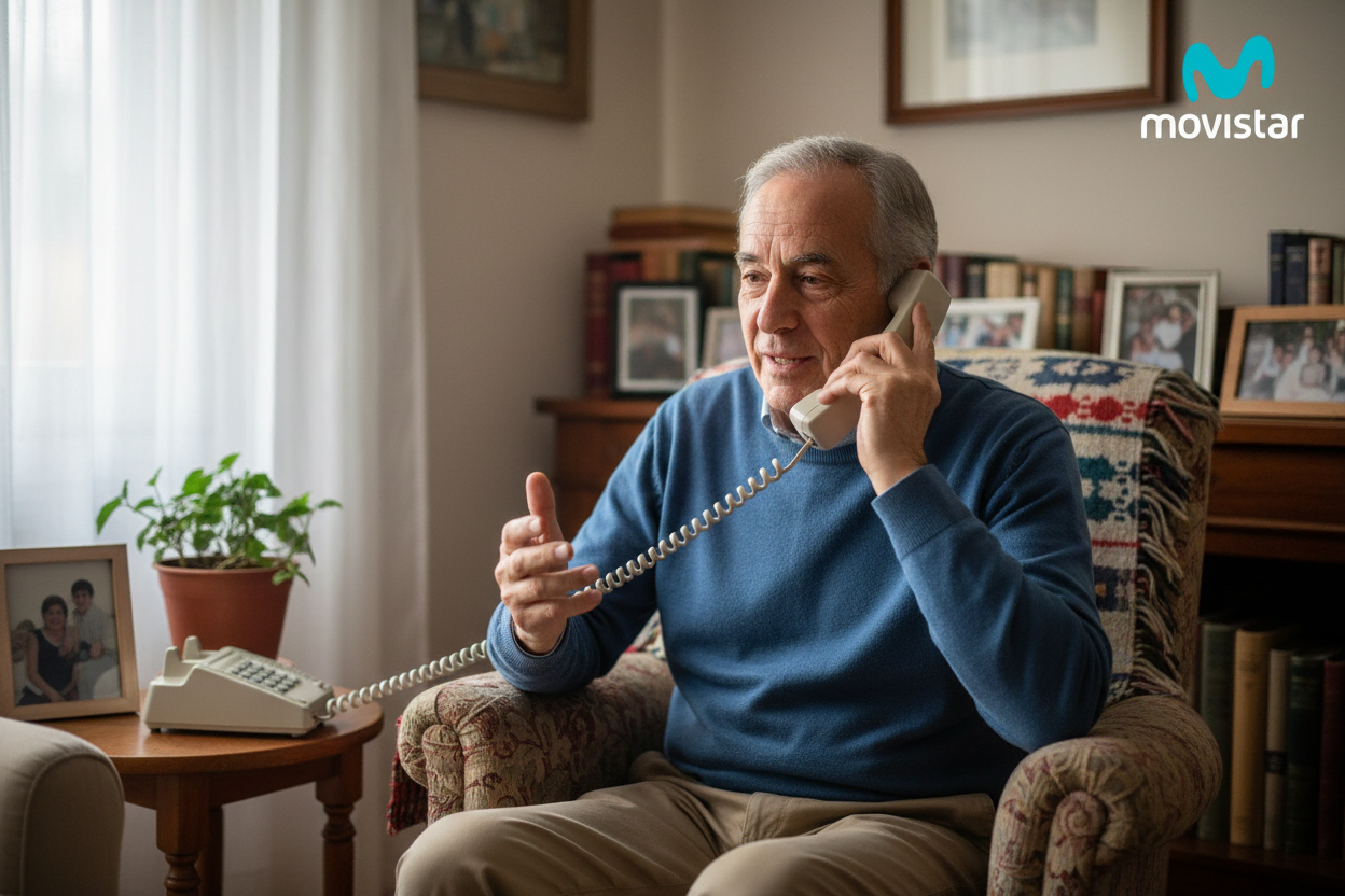 Fijo de Movistar para mayores